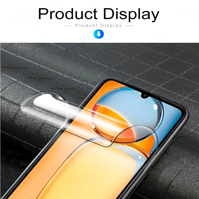 3 Stück HD Hydrogel Soft Screen Protector für Xiaomi POCO X5, X6 und F6 Pro 5G, transparent - Bild 2