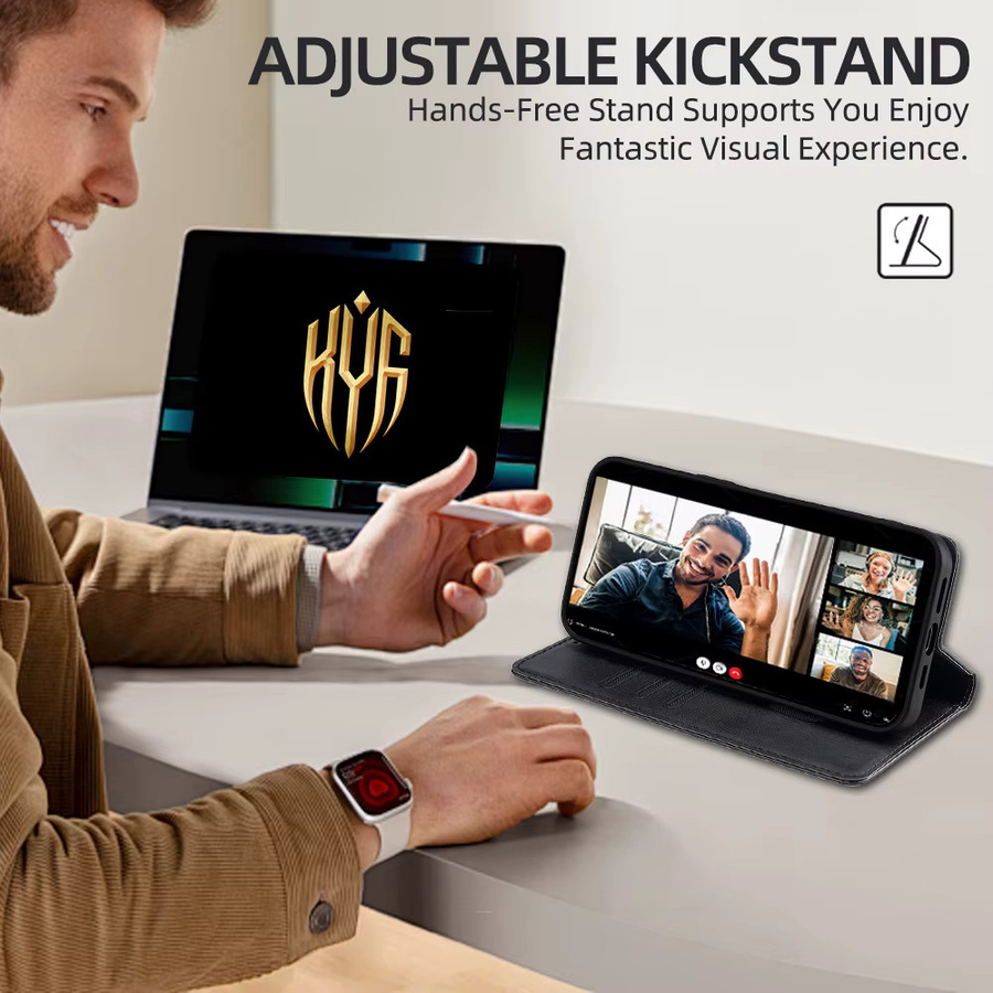 Xiaomi Business Brieftasche Magnetische Flip Case mit Drachen Muster in Braun für Poco C85 C75 C71 C61 C65 C51 C50 Schutzhülle aus Leder - Bild 4