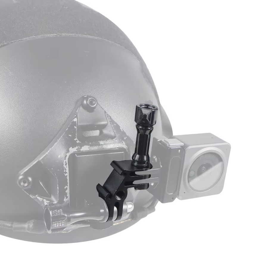 FEICHAO 90 Grad Stativ Adapter mit Rändelschraube und Kaltfuß für GoPro Hero 13 12 11 10 und Insta360 Action-Kameras, Schwarz - Bild 2
