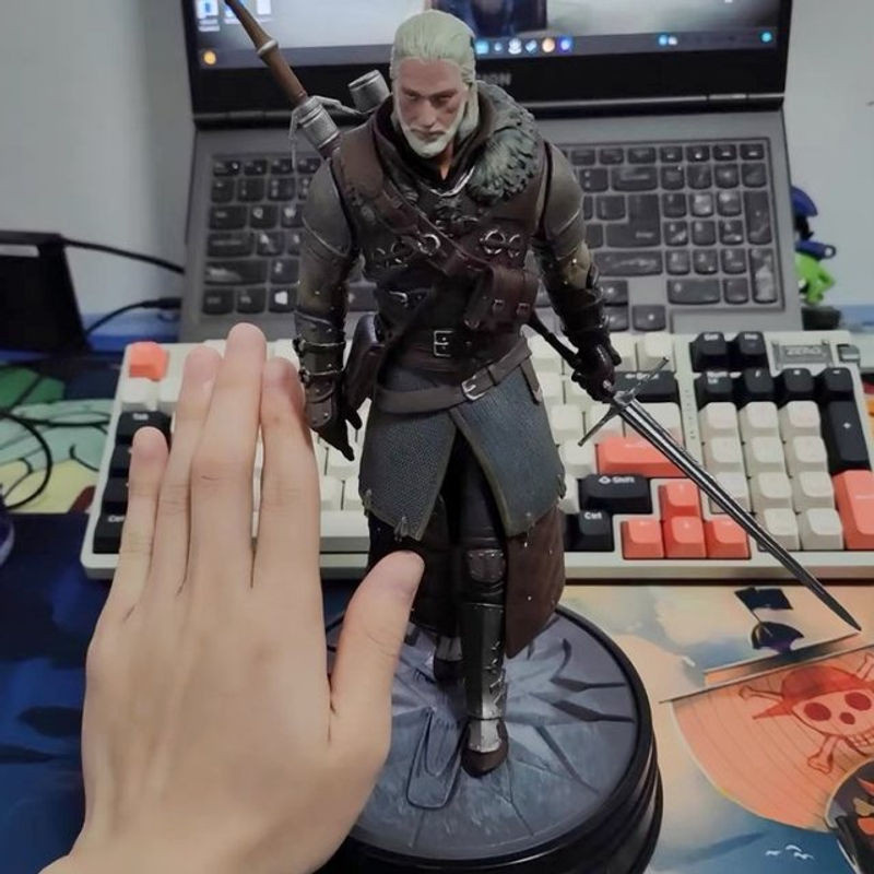 Bandai Geralt von Rivia Actionfigur aus The Witcher 3 Wilde Jagd, mehrfarbig, Höhe: 24 cm - Bild 1