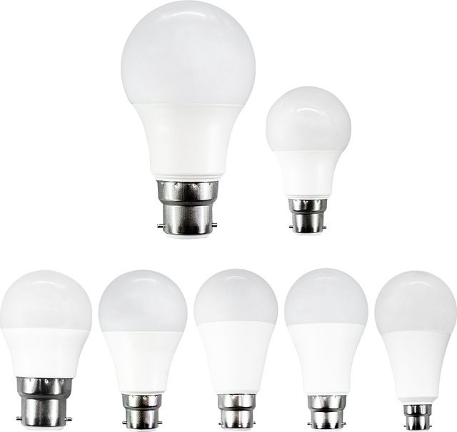 4er-Pack Gatetop B22 LED-Glühbirnen, weiß, für Wohnzimmer und Innenbereich - Bild 1