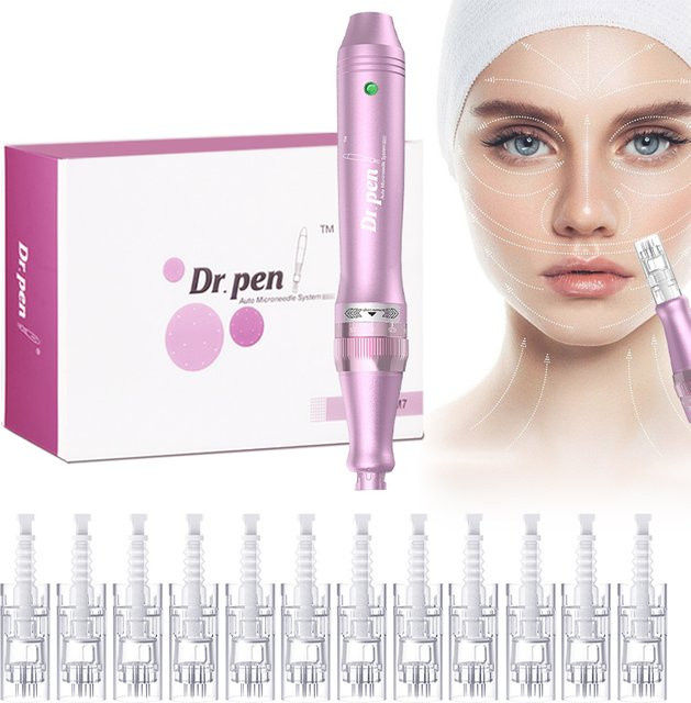 Dr.pen M7-W Mikronadelstift mit 12 Kartuschen, Unisex - Bild 1