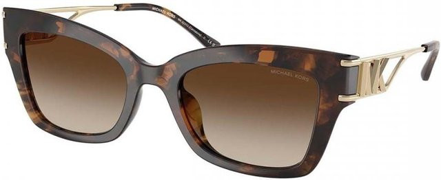 Michael Kors MK2237U Sonnenbrille Cat-Eye, Vollrand, Tortoise, Grau, Damen - Bild 1