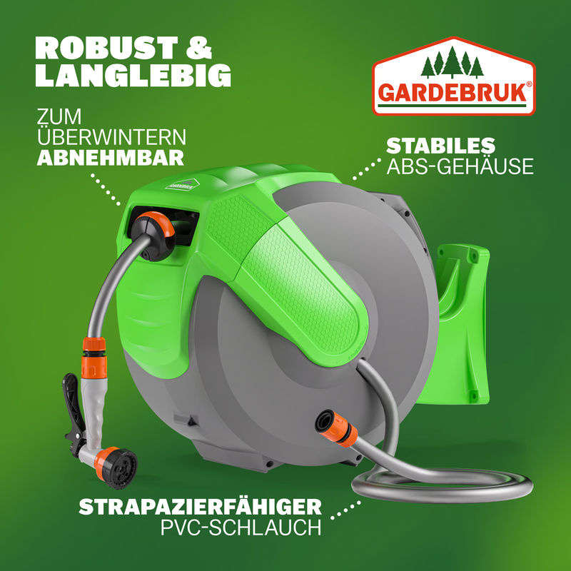 Automatischer Wasserschlauchaufroller mit 30 m Schlauchlänge - Bild 3