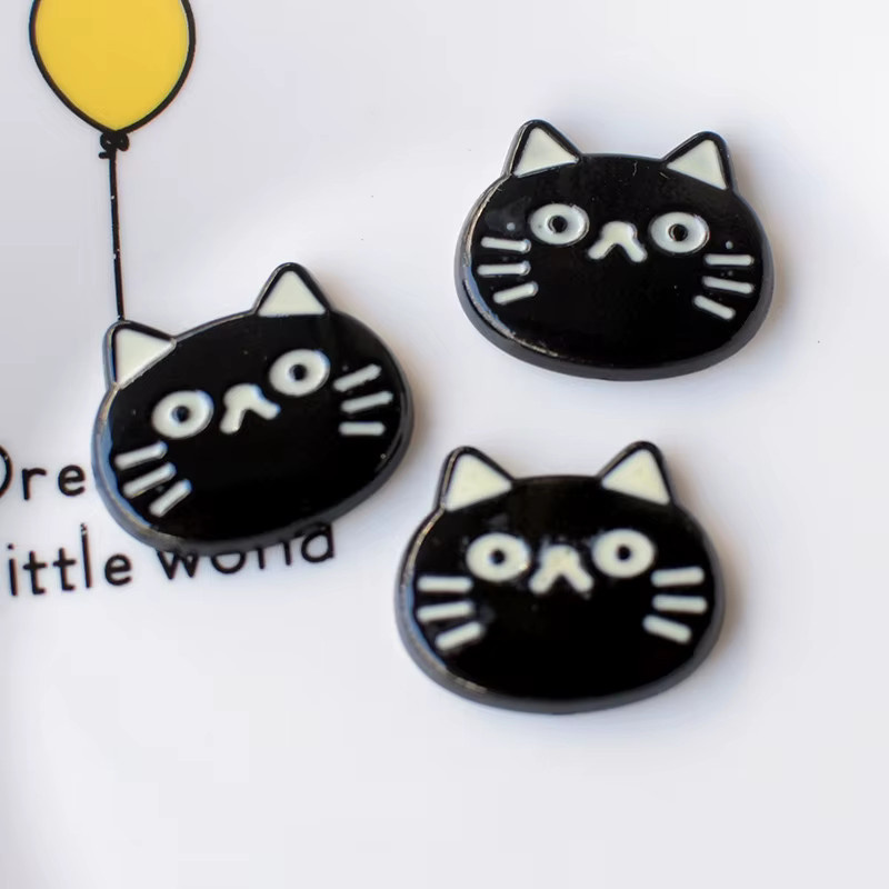 TSXJY Schmuck Zubehör, Cartoon Fische Katze Serie, Bunt, Plastic, Unisex - Bild 3
