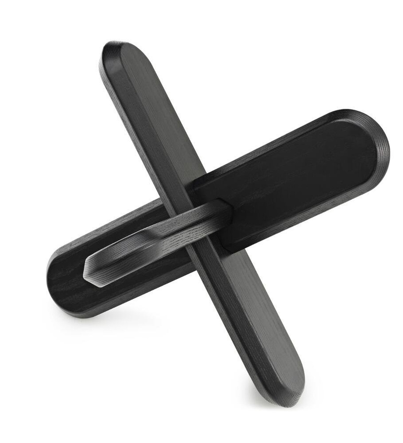 Normann Copenhagen Ding Couchtisch aus Glas und Eiche in Schwarz und Transparent - Bild 2