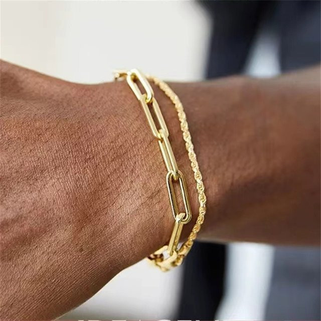FOMALHAUT Armband, Edelstahl, Gold, Unisex - Bild 1