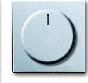 Busch-Jaeger Zentralscheibe alusil für Drehdimmer 6540-83-102 - Bild 1