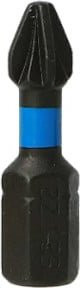 Heller Torsion-Impact Bit PZ1 in Schwarz, 1/4" E 6,3, Länge: 90 mm - Bild 1
