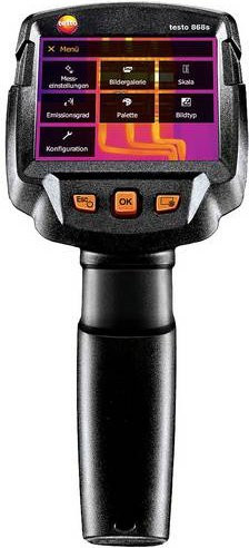 Testo 868s Wärmebildkamera in Schwarz mit Wi-Fi, Messbereich -30 bis +650°C und 160 x 120 Pixeln bei 9Hz - Bild 1