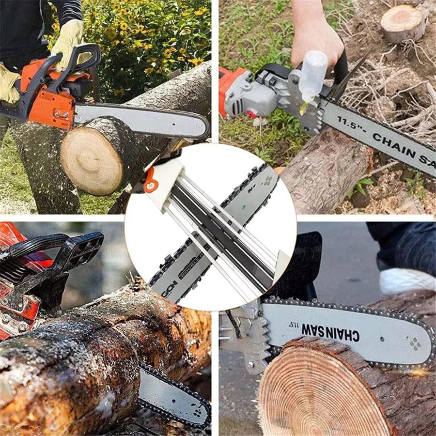2 in 1 Kettensägen Schleifstein Set für Stihl mit 4,8 mm Rundfeile - Bild 4