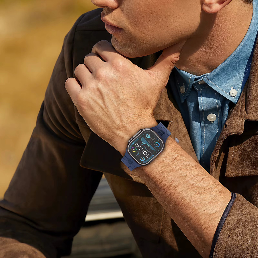 Sportarmband Silikon, Bunt, Unisex, für Apple Watch Ultra 2 49 mm 46 mm 45 mm 44 mm 42 mm 41 mm 40 mm - Bild 3