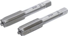 BGS Gewindebohrer Set Vor- und Fertigschneider M11 x 1,0, 2-teilig, silber - Bild 1