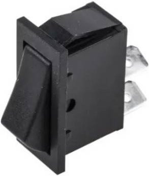 Bulgin C1501AAAAA Wippschalter in Schwarz - Bild 1