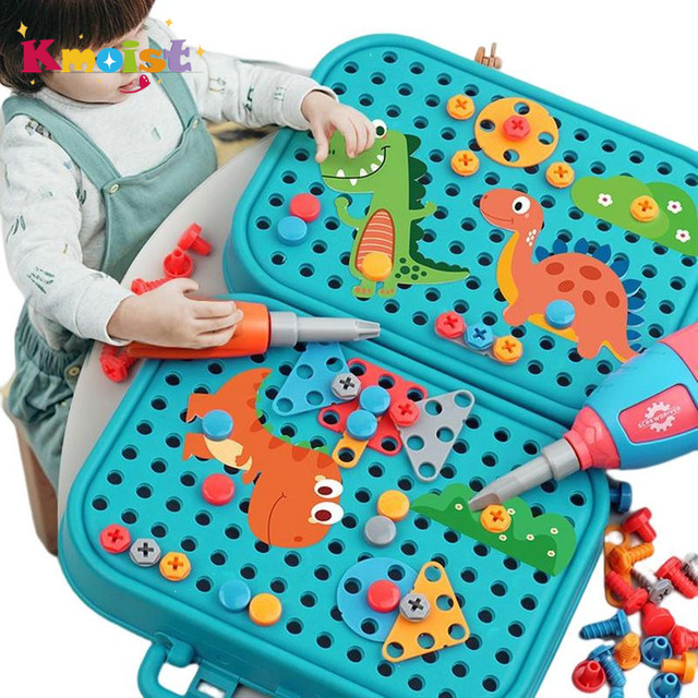 Kmoist DIY Mutter Hand Demontage Montage Puzzle, Lernspielzeug, Bunt / Mehrfarbig - Bild 1