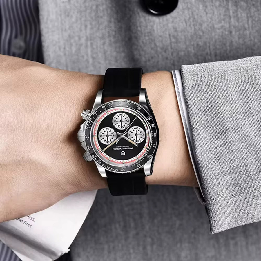 PAGANI DESIGN Chronograph, Quarz, Keramik-Lünette, 40 mm, Herren - Bild 3