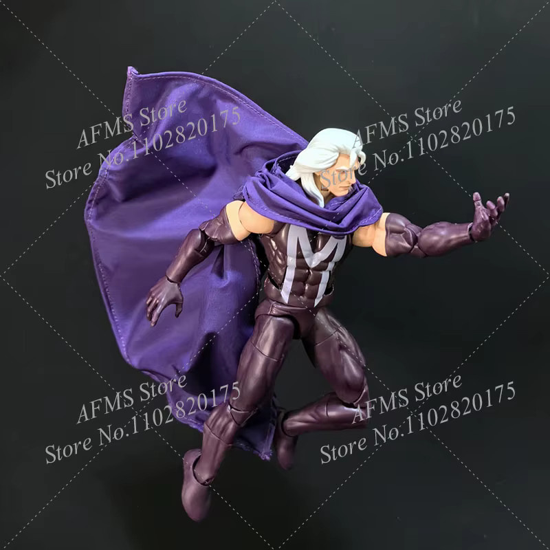 Hot Toys X-Men Marvel Magneto Action Figure, 1/12 Scale, mit Umhang - Bild 3