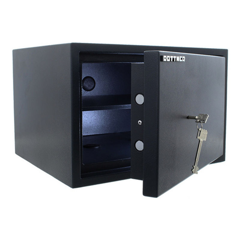 Rottner Tresor Power Safe aus Stahl in Anthrazit und Schwarz, B/H: 44,5 x 30 cm - Bild 2