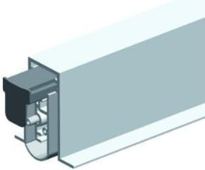 Ellen Automatische Türbodendichtung Soundproof Omega in Silber - Bild 1