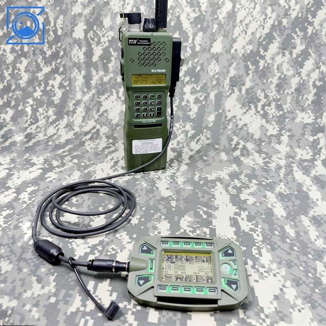 MOTOZERUI TRI AN/PRC-152 Advanced KDU Kit Drei-Proofing 6-Band-Handheld-taktisches Walkie-Talkie mit Tastatur-Display-Einheit KDU-Controller in Grün - Bild 1