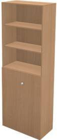 Schäfer Shop Genius Regal-Schrank-Kombination TETRIS WALL in Buche-Dekor, B/T/H: 80 x 44 x 225 cm - Bild 1
