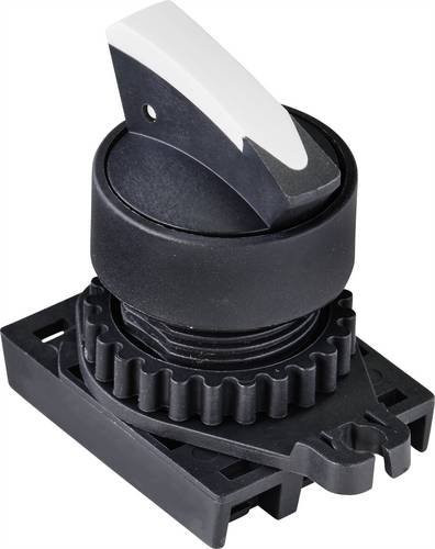 TRU COMPONENTS Wahltaste Knebel S2SRN-S5KW Weiß IP65 - Bild 1