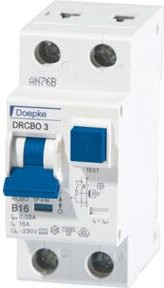 Doepke FI/LS-Kombination RCBO DRCBO3 B16/0,03/1N-A 16A 0,03A 230V - Bild 1
