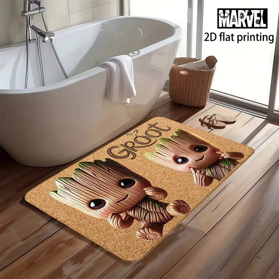 Beast Kingdom Marvel Groot Eingangsmatte, Schmutzabweisend und Schnelltrocknend, B/T: 60 x 60 cm, Multicolour - Bild 5
