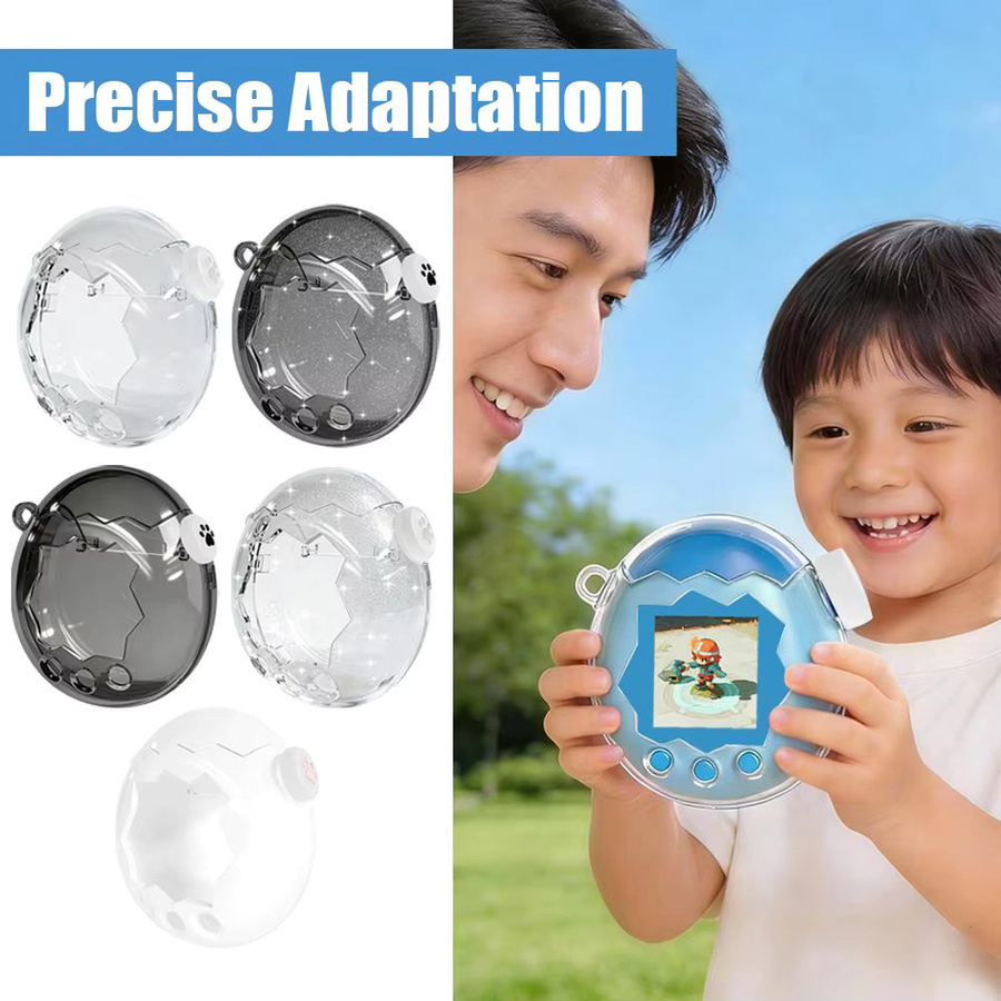 Stoßfeste und kratzfeste Silikon-Schutzhülle für Tamagotchi Paradise Electronic Pets Game in Transparent - Bild 4