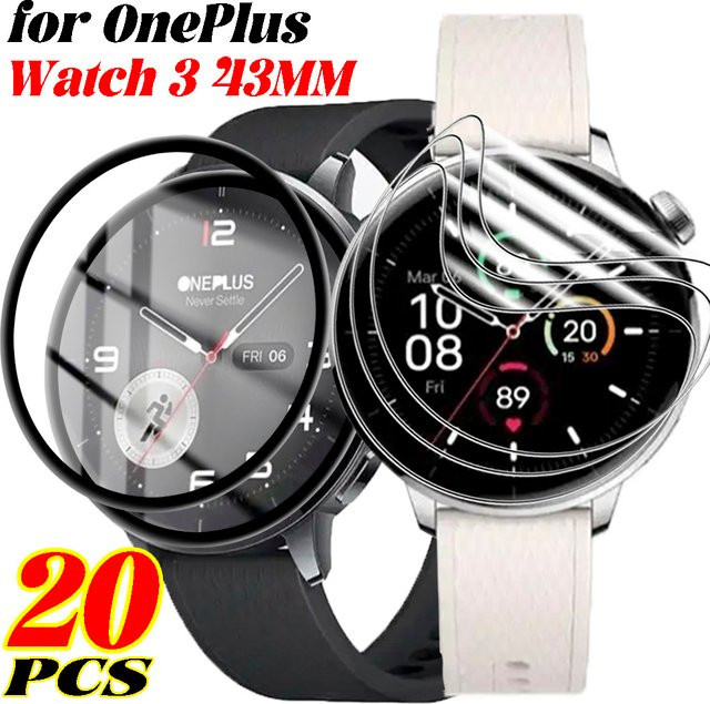 Displayschutzfolie für OnePlus Watch 3 43 mm, transparent, Unisex - Bild 1