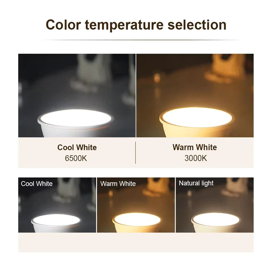 10er Set LED GU10 Strahler Weiß, energiesparende Mais-Lampen für 220V, verschiedene Wattstärken 3W bis 12W - Bild 2