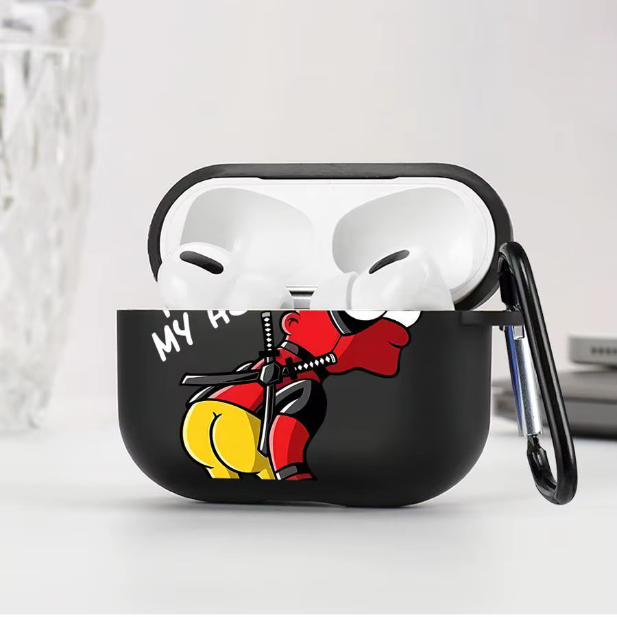 The Simpsons Kopfhörerhülle für AirPods Pro, Farbe: Schwarz - Bild 3