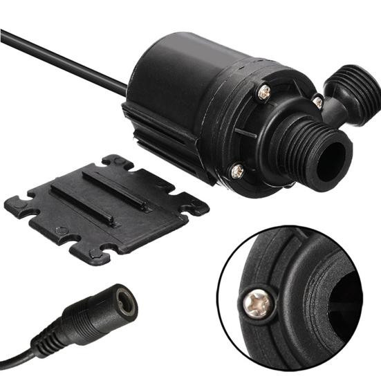 Yangyizhi Bürstenlose 12V Gleichstrom Tauchwasserpumpe mit Magnetantrieb, 800L/H, 5M Förderhöhe, Ultra Leise, Schwarz - Bild 5