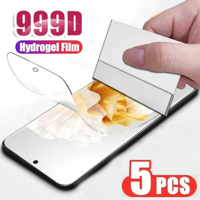 5er Pack Hydrogel Schutzfilm für Huawei Nova 10 9 SE 11 Pro 8i sowie Nova Y71 Y61 Y90 Y70, transparent - Bild 1