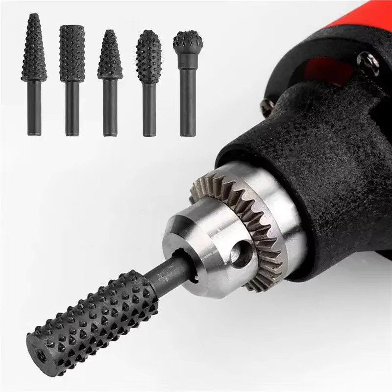 KRIOCY Bohrer Set für Holzbearbeitung, 5 Stück, Schwarz, 1/4 Zoll - Bild 3