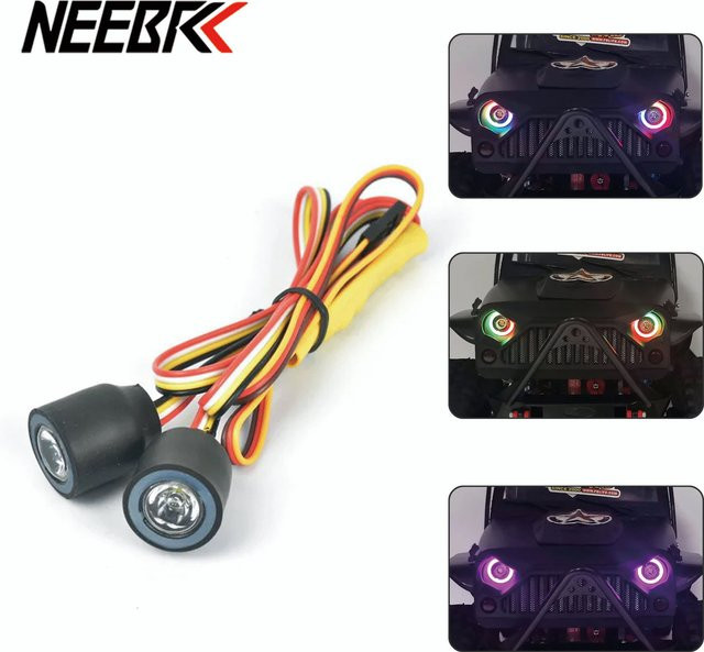 NEEBRC RC Auto LED-Lichter Lampe Scheinwerfer, Zubehör - Bild 1