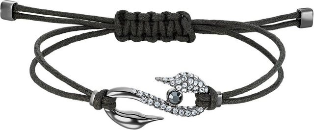 Swarovski Armband, Schwarz, Kristall, Unisex, Minimalistisch - Bild 1