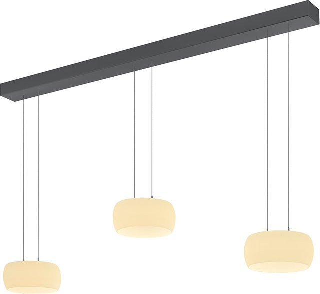 Bankamp Bold 2368 LED-Pendelleuchte 3-flammig in Anthrazit matt mit dim2warm Technologie - Bild 1