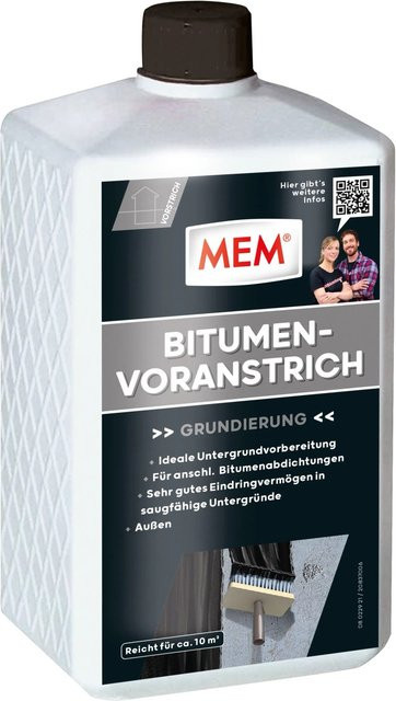 MEM Bitumen-Voranstrich Beton Bonding 1,0 l - Bild 1