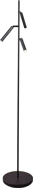 Masterlight Flute LED-Stehleuchte 3-flammig in Schwarz, dimmbar und höhenverstellbar - Bild 1