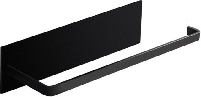 Magnetischer Papierhandtuchhalter Be Free aus Metall in Schwarz für Küche und Kühlschrank - Bild 1