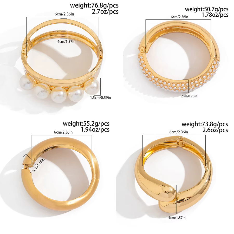 Ingemark Armreifen, Gold, Vintage, Damen - Bild 2