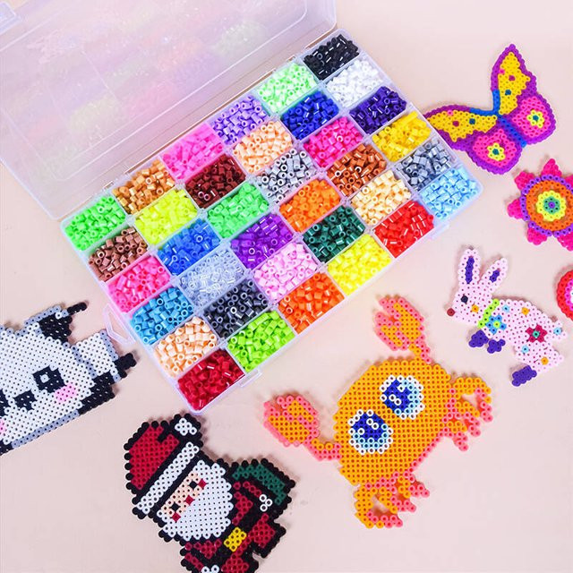 ZLLBTMO Sicherung Perlen Kit 5MM 3D Pixel Puzzle, DIY Handwerk Dekor, Set / Bundle - Bild 1