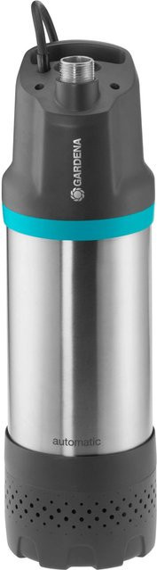 Gardena Tauch-Druckpumpe 5900/4 inox automatic in Edelstahl, Silber/Schwarz/Grau - Bild 1