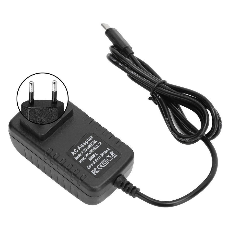 Igeteck USB-C Netzteil für Raspberry Pi 4B, 5V 3A, Schwarz - Bild 5