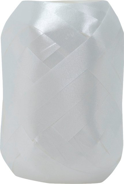 GOLDINA Ringelband aus Polyester, Weiß, Breite: 10 mm, Länge: 30 m - Bild 1