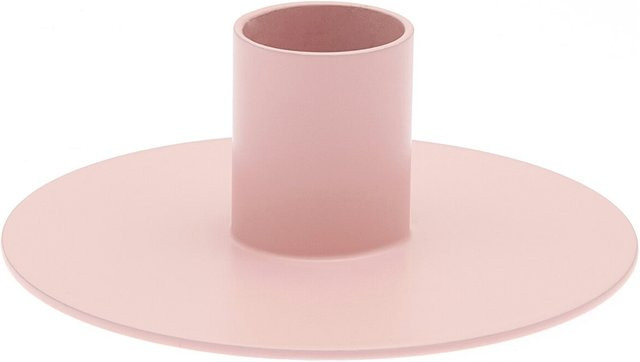 Rico Design Kerzenständer aus Metall in Rosa für Stabkerzen und Spiralkerzen - Bild 1
