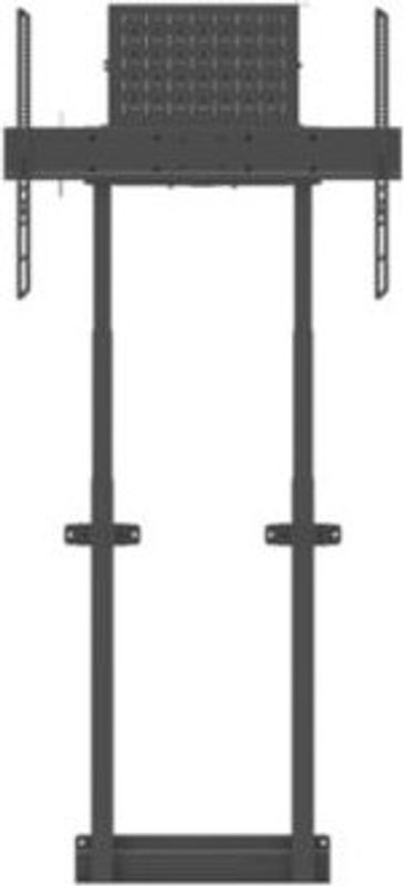 Neomounts WL55-875BL MOVE Lift motorisierte Monitor-Wandhalterung für 1 Display bis 100 Zoll, 110 kg, höhenverstellbar mit Kabelkanal und Hardwarefach, Schwarz - Bild 2