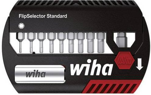 Wiha FlipSelector Standard Bit-Set 11-teilig Innensechskant Schwarz - Bild 1