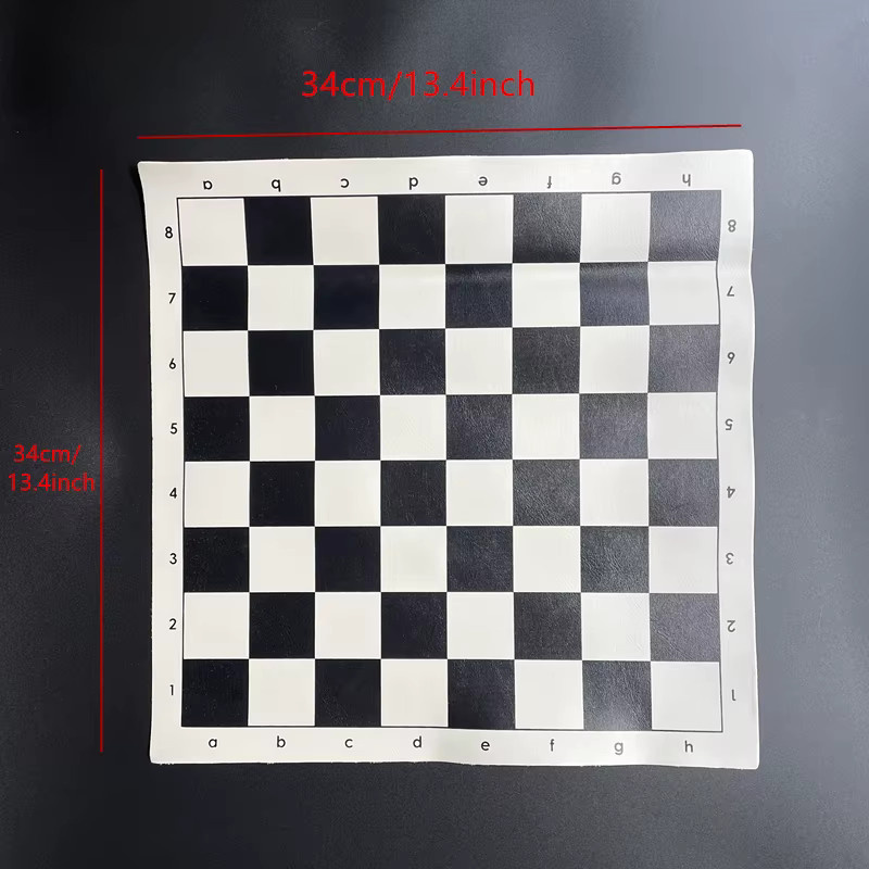 Yernea Schachbrett, Strategiespiel, Schwarz, Weiß, Bunt / Mehrfarbig, Kunststoff - Bild 3